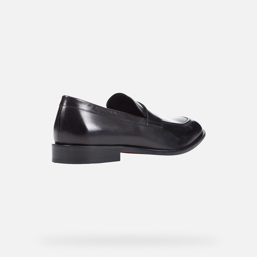 Geox Erkek Loafers Siyah - Saymore - DMH-916847